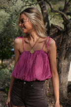Body Top Elya - Framboise