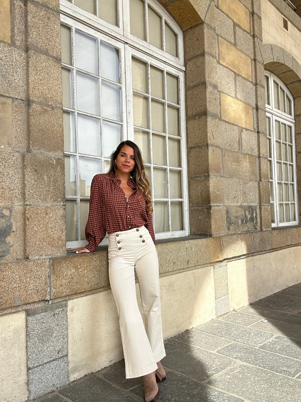 Beige Victorine Jeans