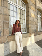 Beige Victorine Jeans