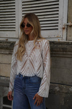 Blusa Bordada Astrid - Blanco