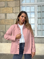 Céleste Old Rose Denim Jacket