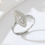 Bague Petite Marquise Ajustable - Doré Ou Argent