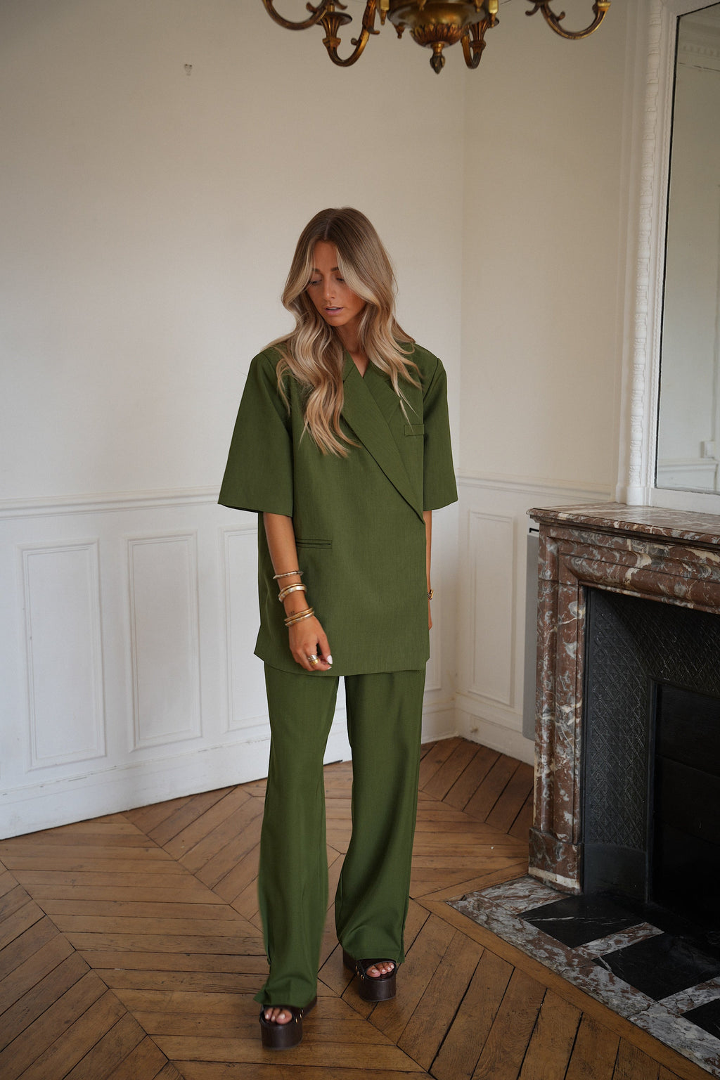 Pantalon Droit Rob - Vert