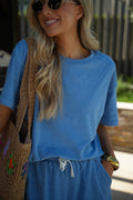 T-Shirt Éponge Tiago - Bleu
