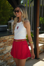 Jupe Short Océane - Rouge