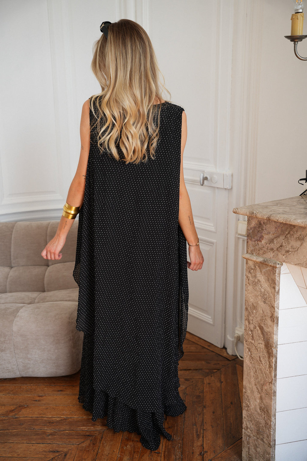 Ensemble À Pois Frany - Noir