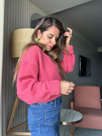 Charlie raspberry pink cardigan