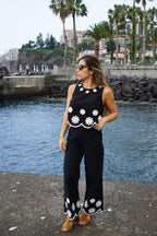 Persée Embroidered Crop Top