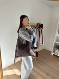 Large Julia Brown Handbag