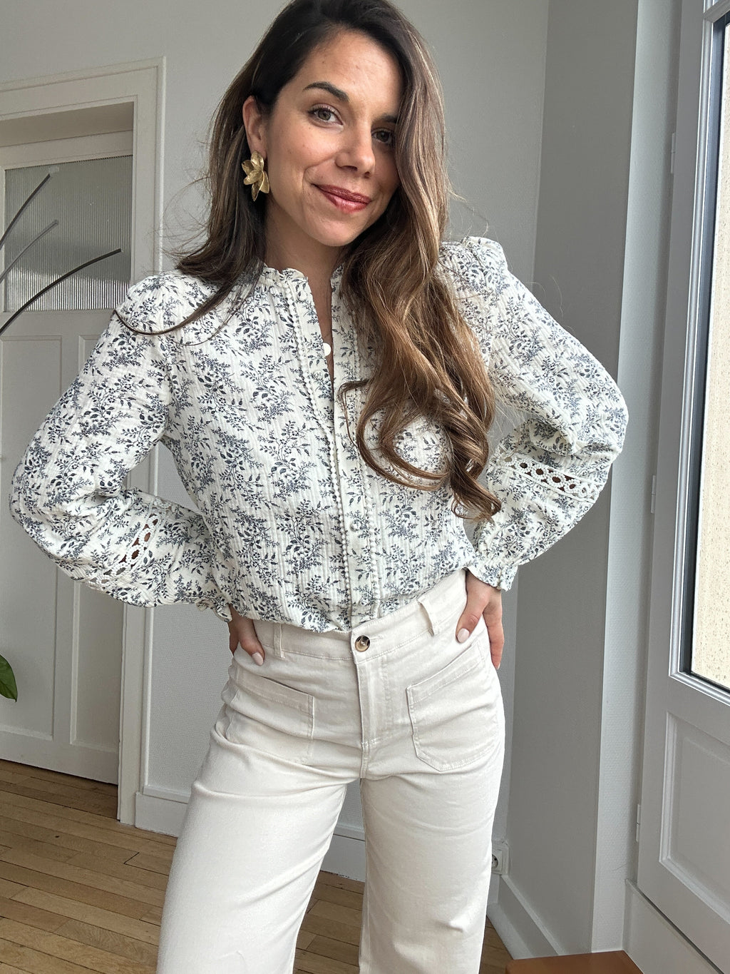 Blouse Emma fleurie