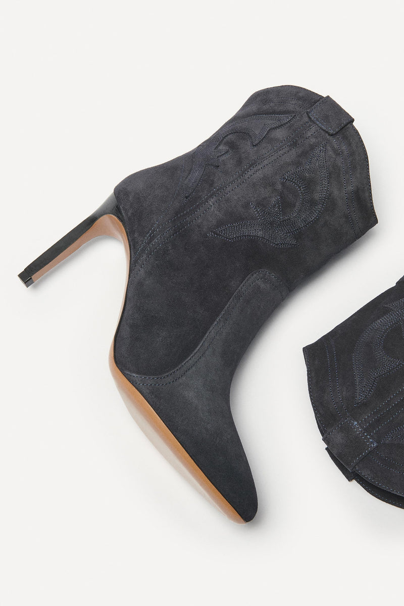 BA&SH - Caitlin ankle boots - Navy