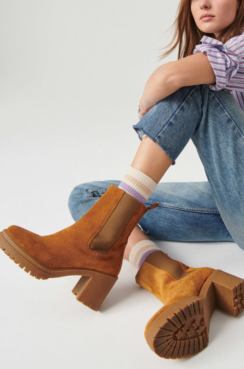 BA&SH - Clare ankle boots - Cognac - Women