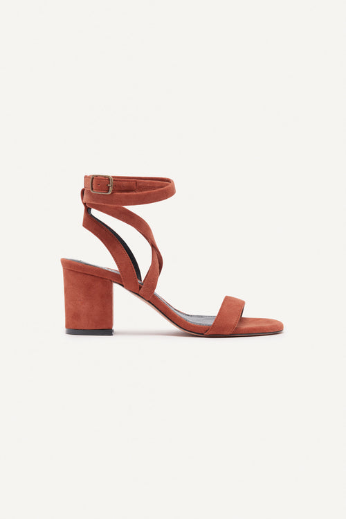BA&SH - Sandales Cequoia - Brique - Femme