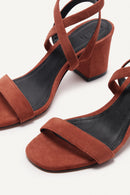 BA&SH - Sandales Cequoia - Brique - Femme