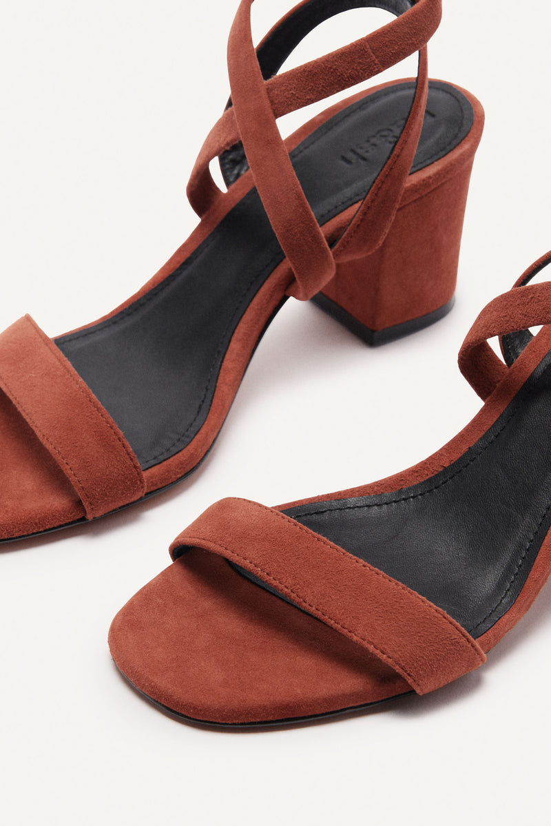 BA&SH - Sandales Cequoia - Brique - Femme