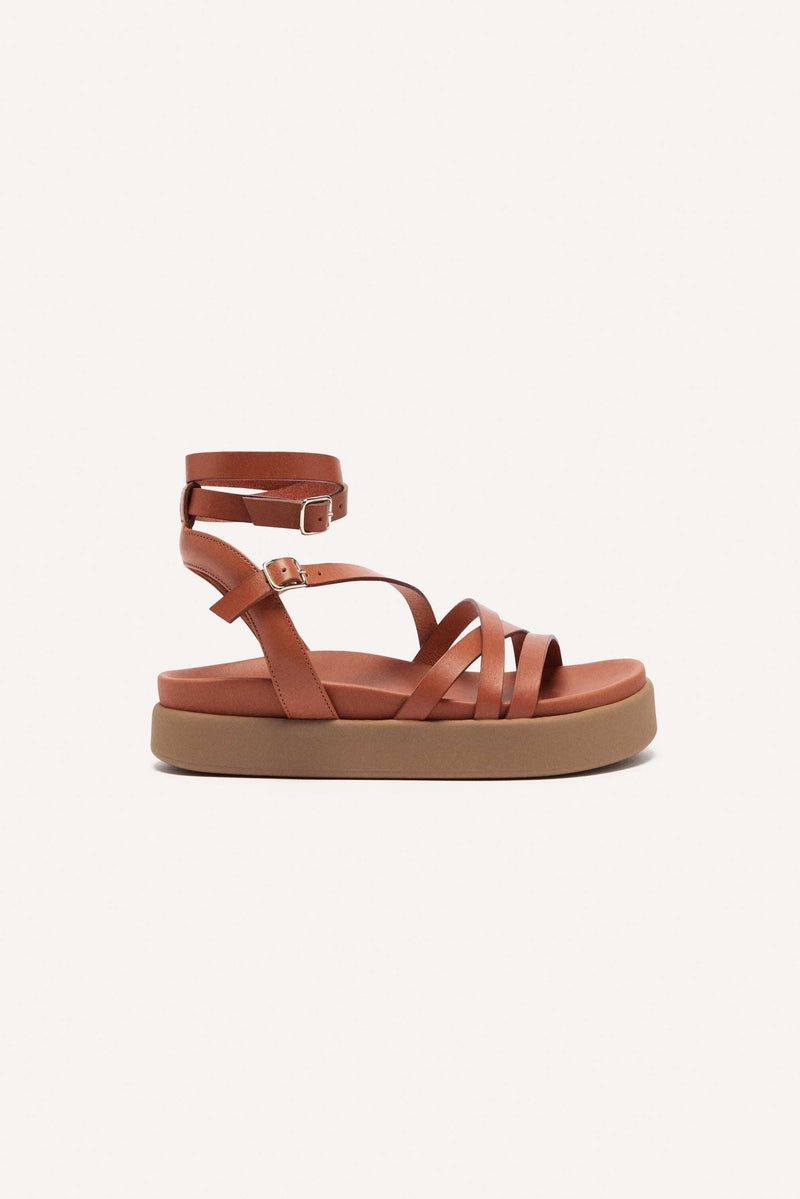 BA&SH - Sandalias Chana - Camel - Mujer