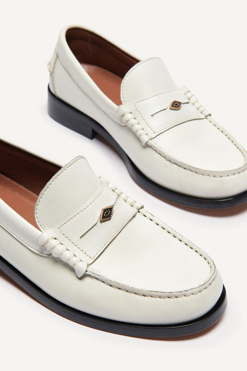 Mocassin Charlotte - Offwhite - Femme