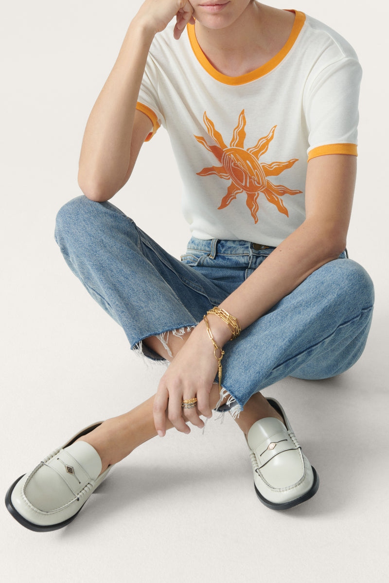 Mocassin Charlotte - Offwhite - Femme