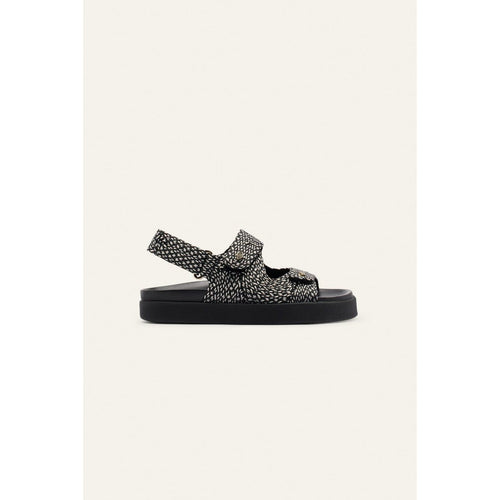 Sandales Cratch - Noir Blanc - Femme