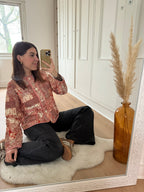 Paula patchwork quilted jacket