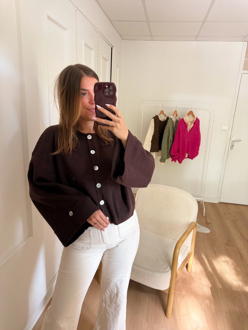 Cardigan Judith chocolat