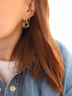Boucles D'Oreille Fleur Graou