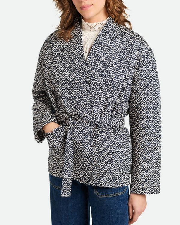 Vanessa Bruno - Chaqueta con Cinturón - Crudo/Marino