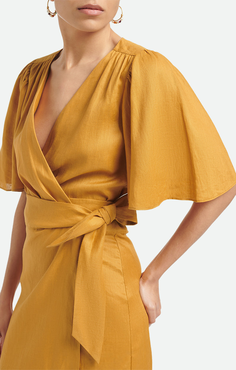 Vanessa Bruno - Robe Tabasco - Safran