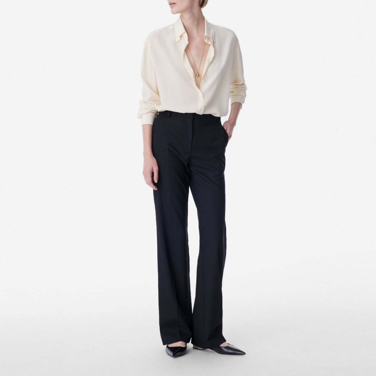 Palazzo Trousers - Black