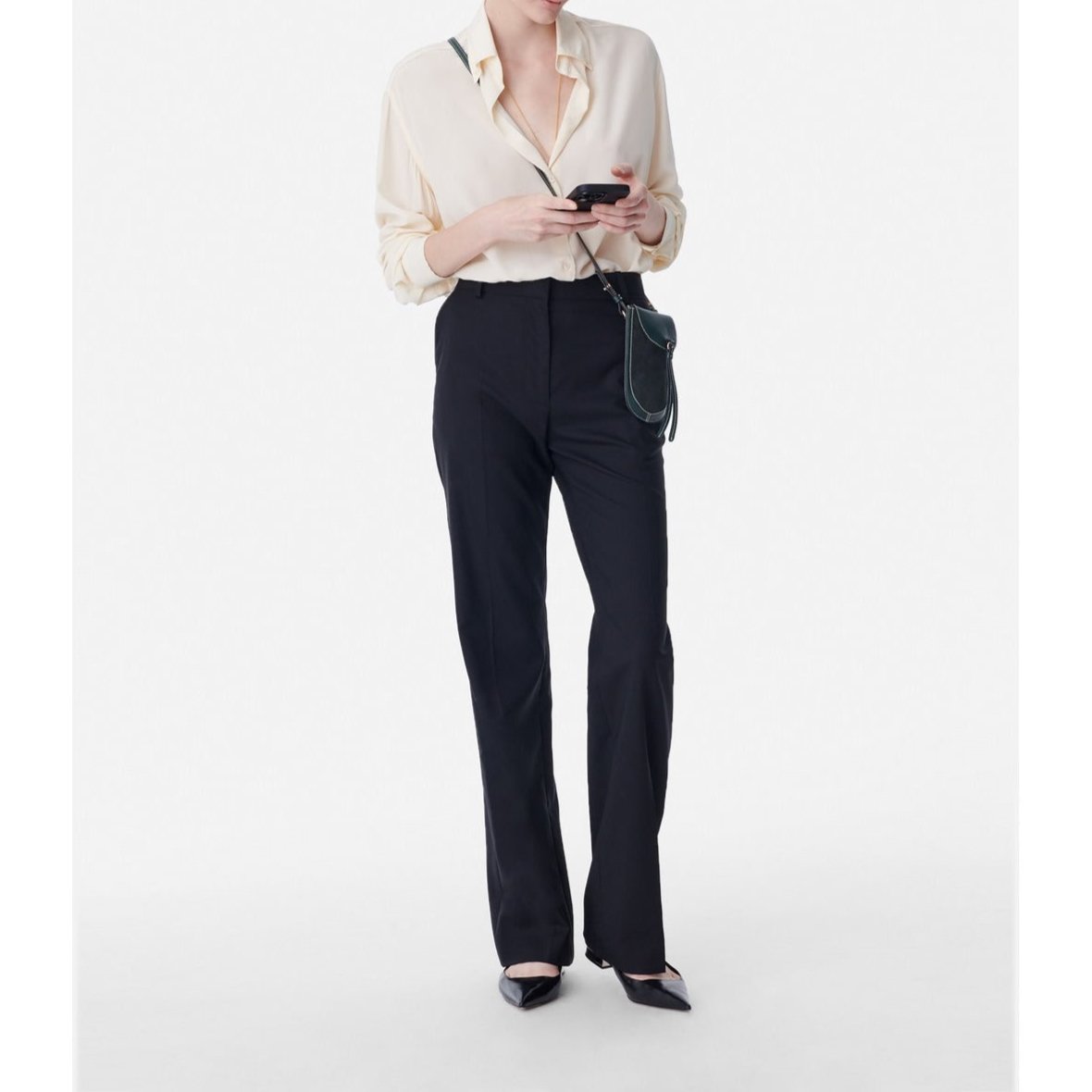 Palazzo Trousers - Black
