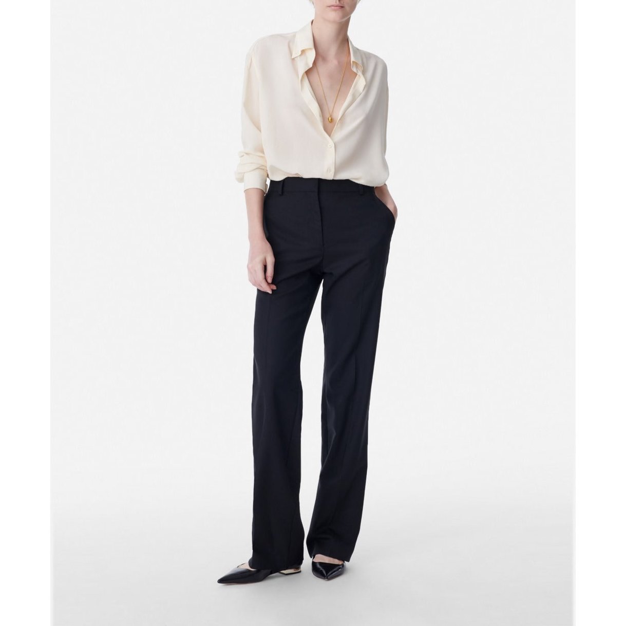 Palazzo Trousers - Black