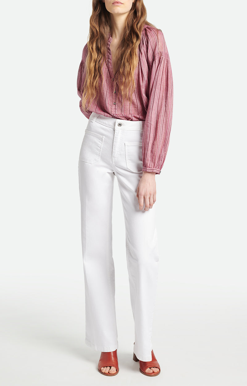 Jean Flare Dompay - White