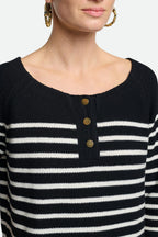 Tiziana Long Tunic - Black/Ecru