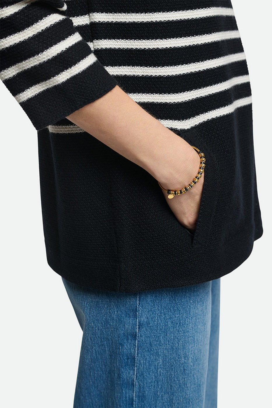 Tiziana Long Tunic - Black/Ecru