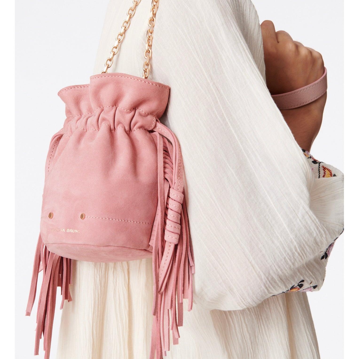 Mini Othilia Drawstring Bag - Pivoine