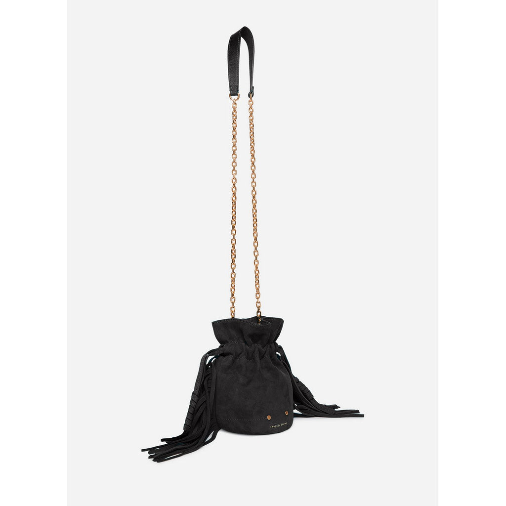 Othilia Mini Drawstring Bag - Black