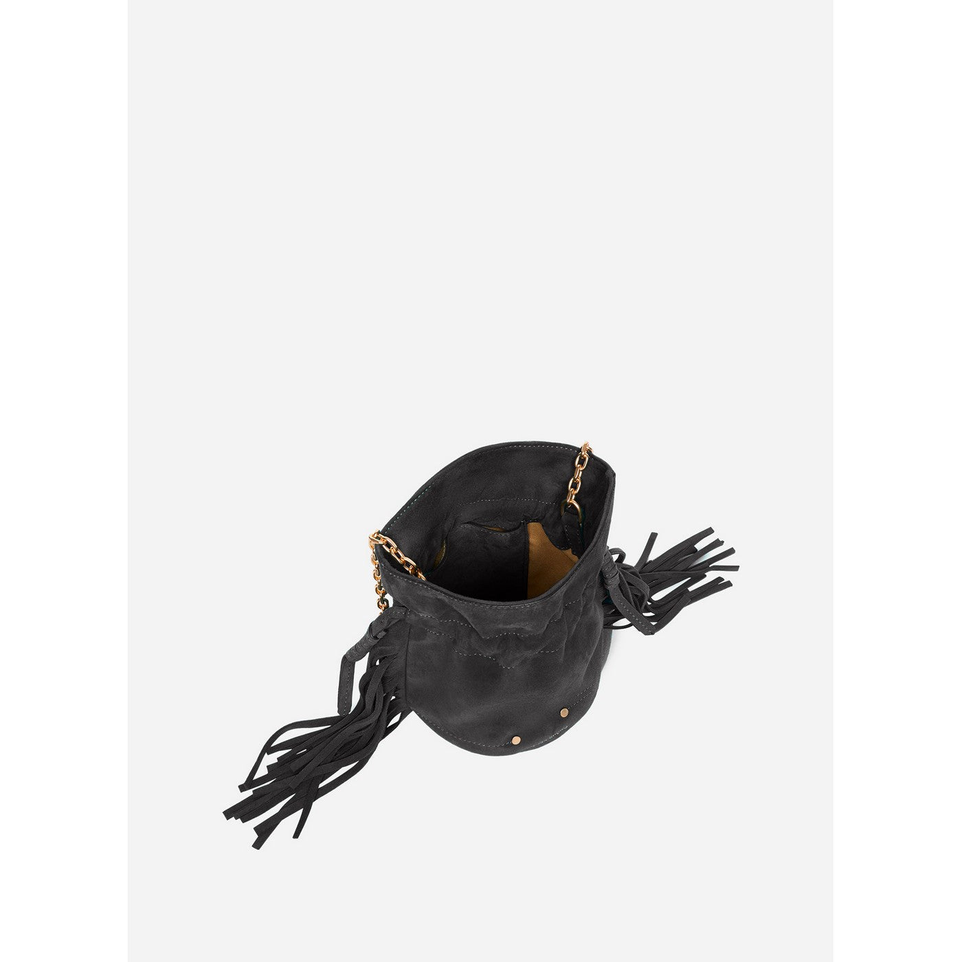 Othilia Mini Drawstring Bag - Black