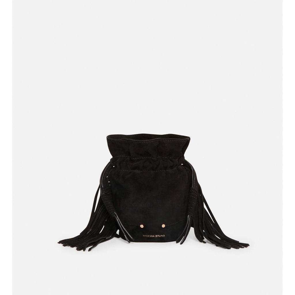 Othilia Mini Drawstring Bag - Black