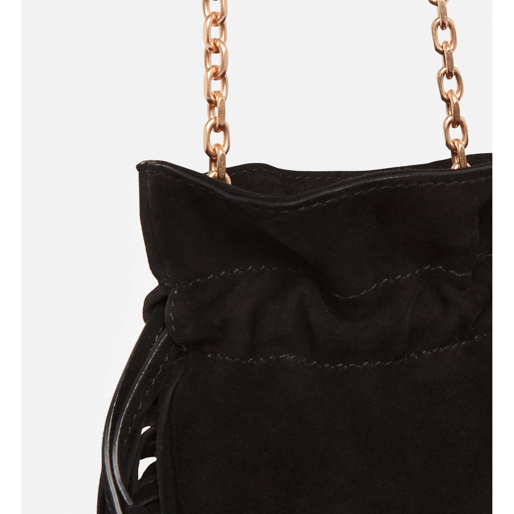Othilia Mini Drawstring Bag - Black