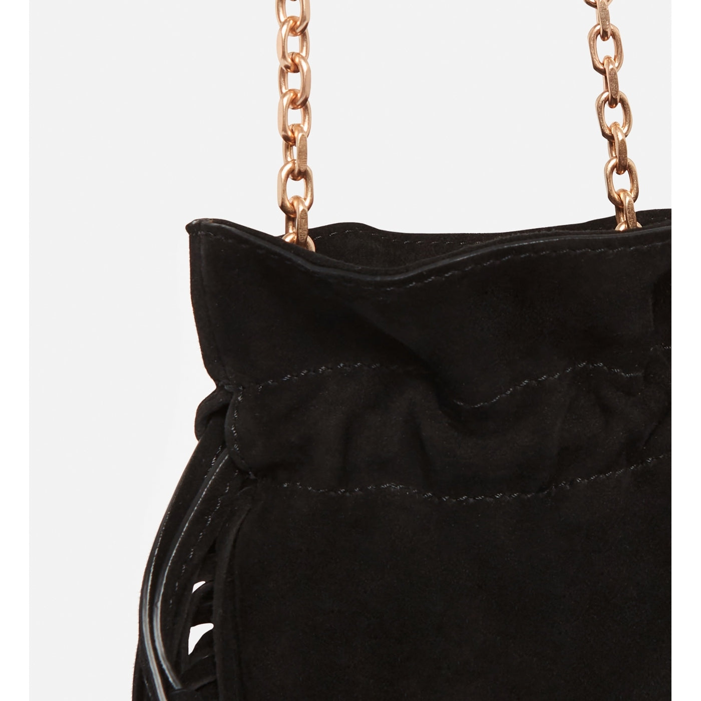 Othilia Mini Drawstring Bag - Black