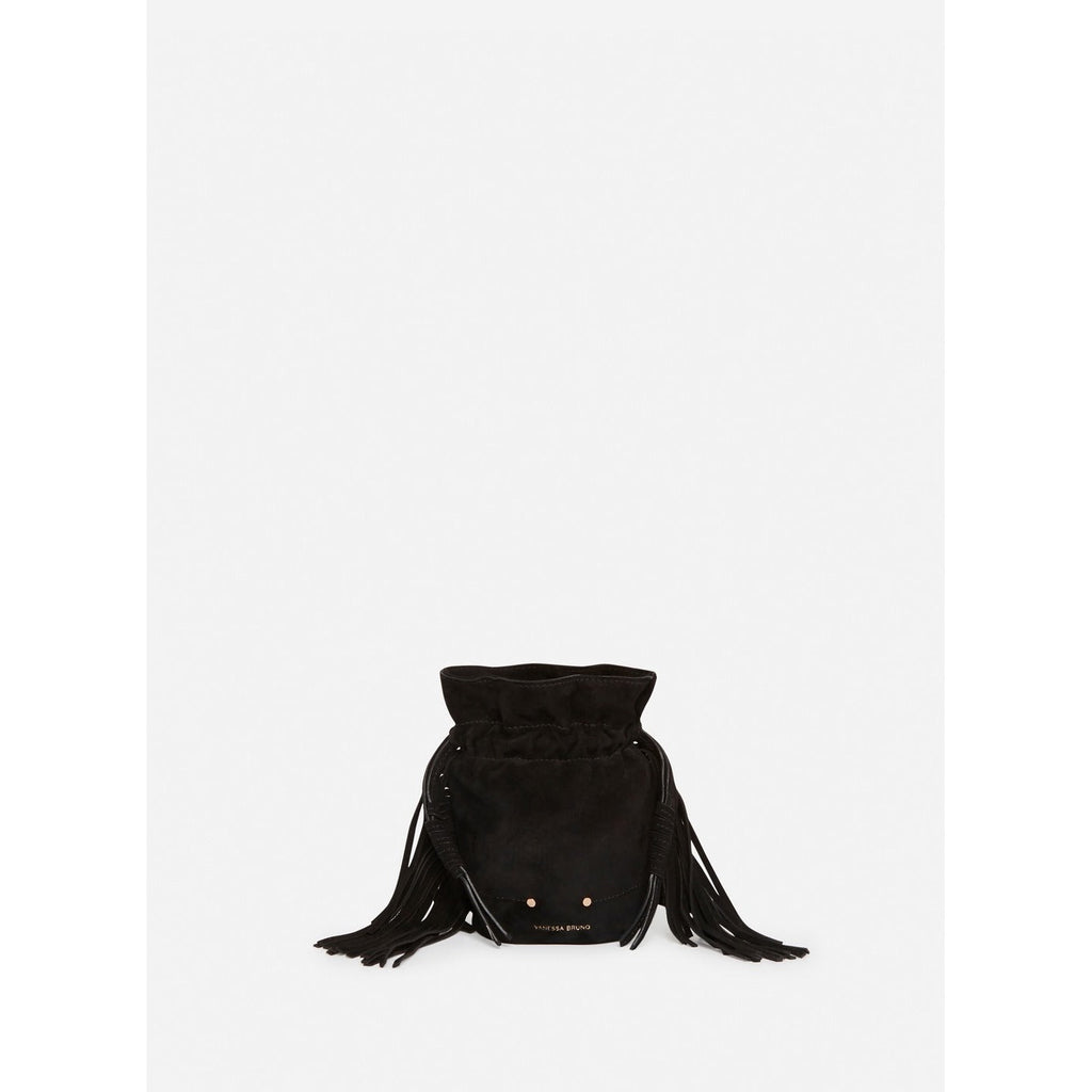 Othilia Mini Drawstring Bag - Black