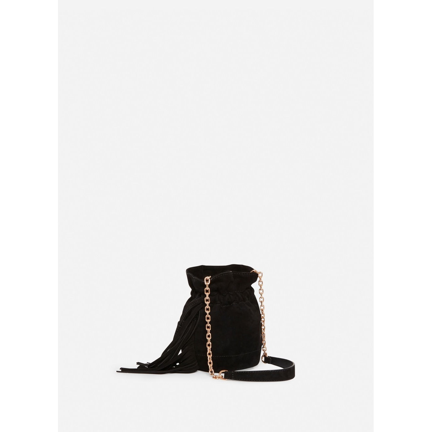 Othilia Mini Drawstring Bag - Black