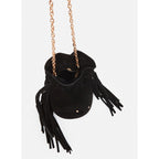Othilia Mini Drawstring Bag - Black
