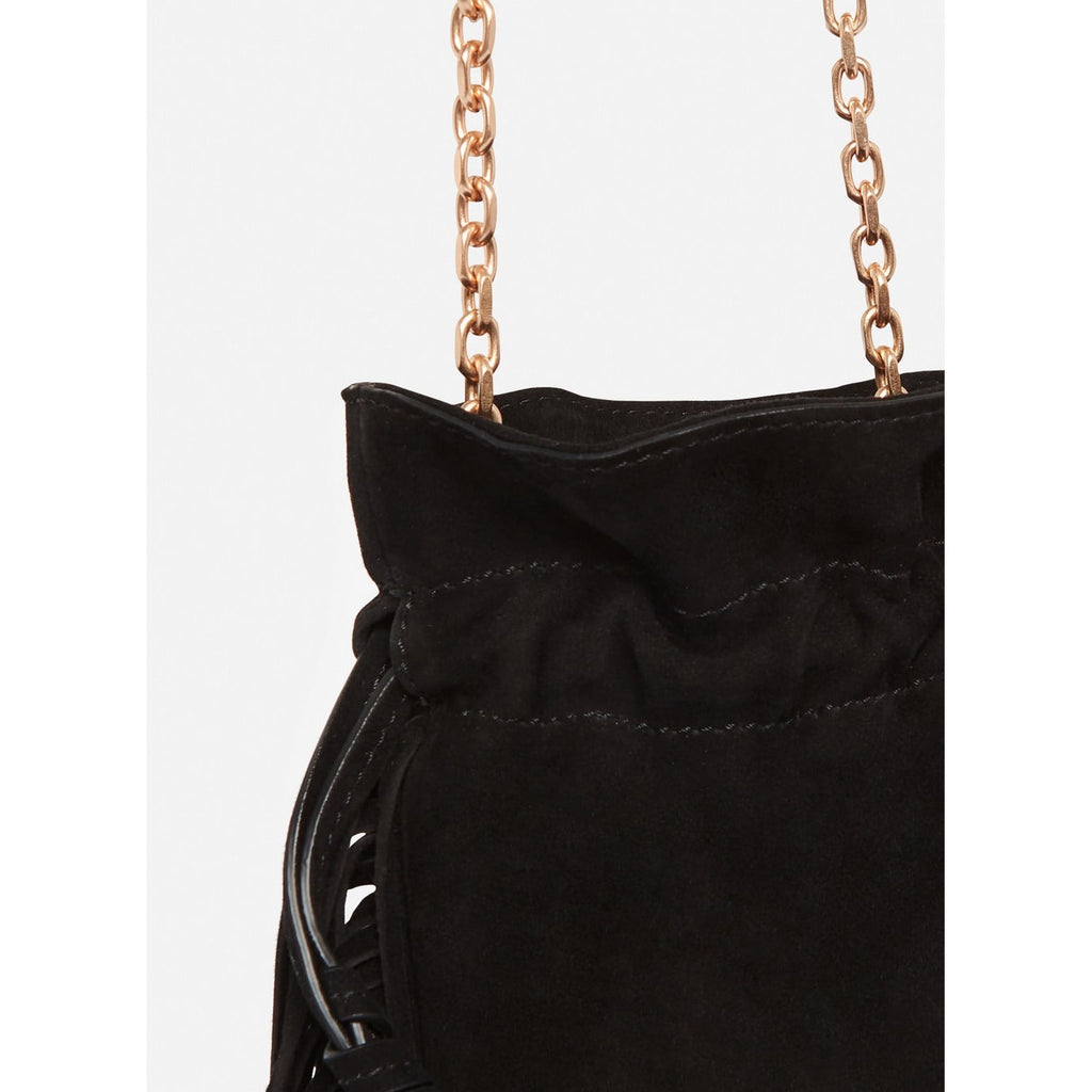 Othilia Mini Drawstring Bag - Black