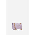 Pequeño Bolso Moon de Cuero - Parme