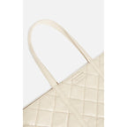 Bolso Cabas XL De Piel Acolchada - Arena