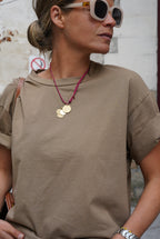 Large Gabriel Camel T-Shirt