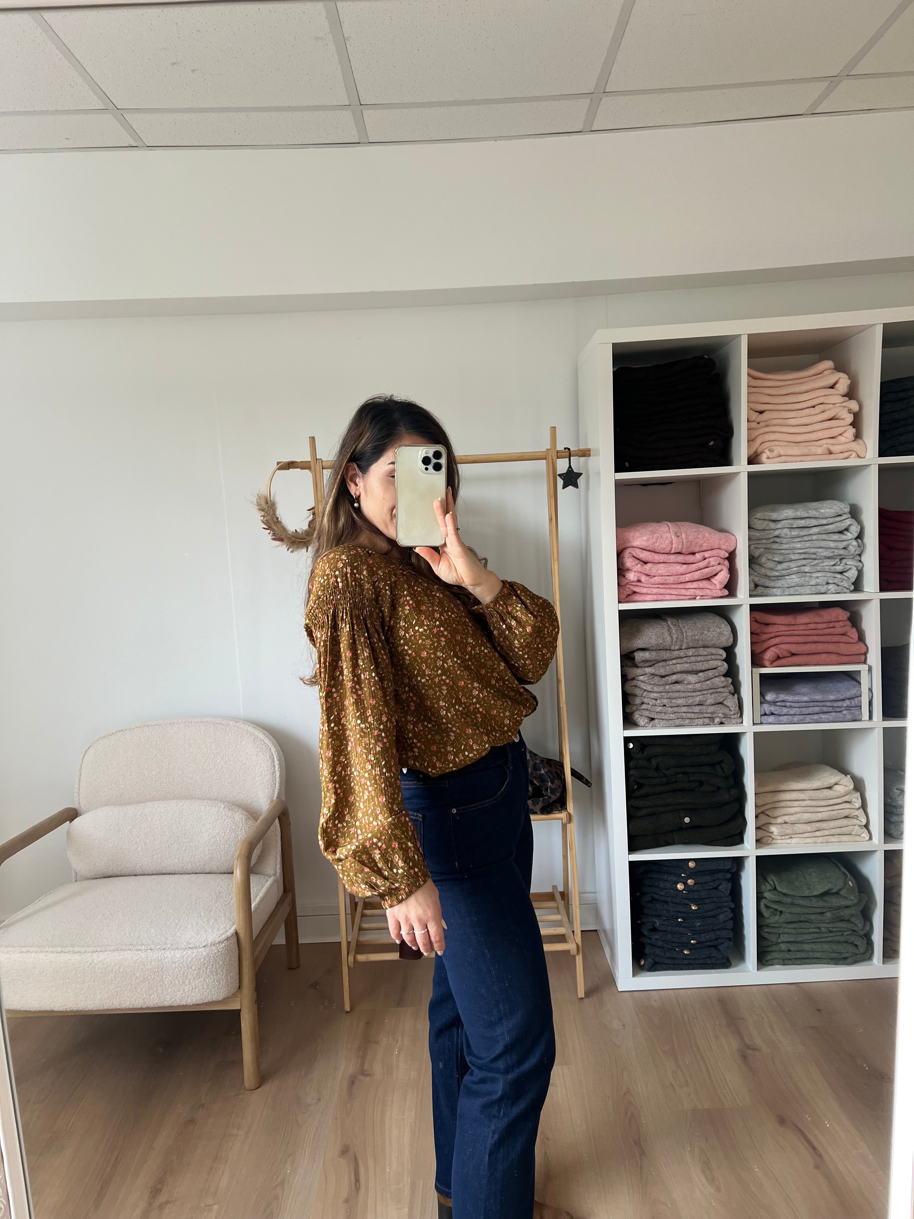 Blusa floral Adeline