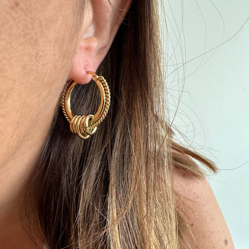 Boucles D'Oreilles Alvy - Doré Ou Argent