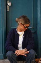 Ernest Angora Navy Vest